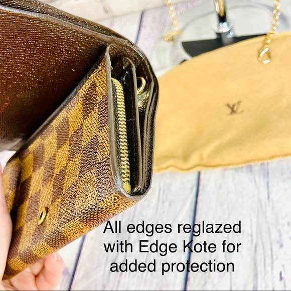 Louis Vuitton Porte Tresor wallet crossbody OR bum bag in Damier Ebene - Picture 10 of 13